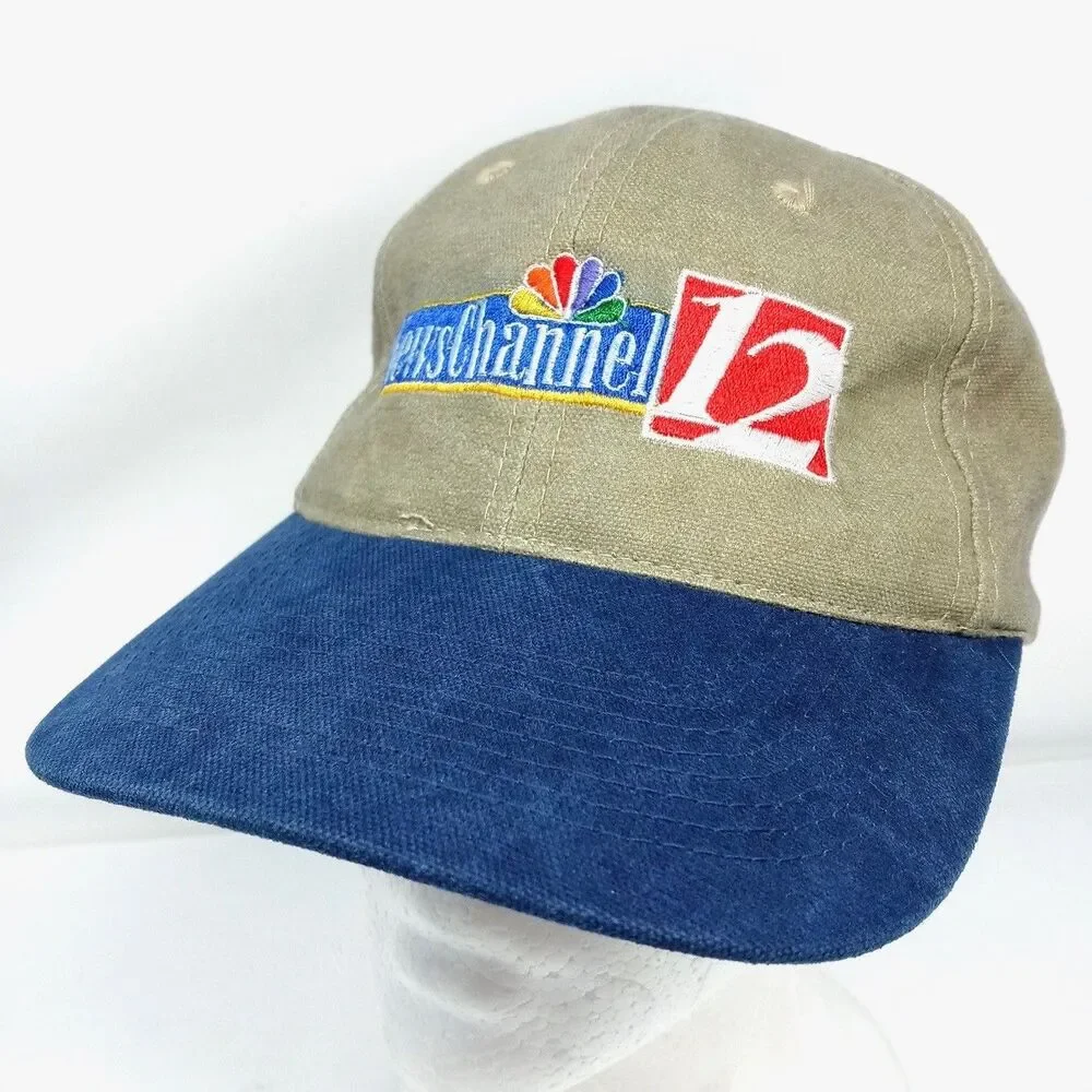 Vintage NBC News Channel 12 WXII Piedmont Triad NC Hat Greensboro Winston-Salem